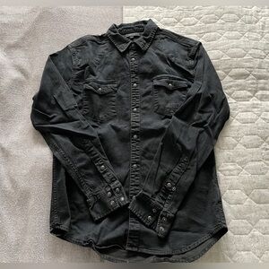 DSTLD Black Button Down Size Small